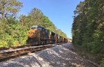 CSX 5238 and 210 wait for green